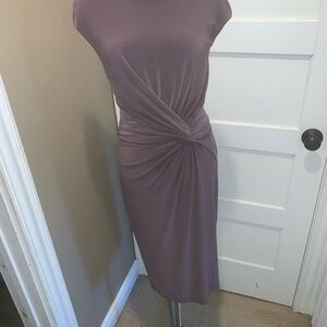 Lauren Ralph Lauren Dusty Purple Midi Dress